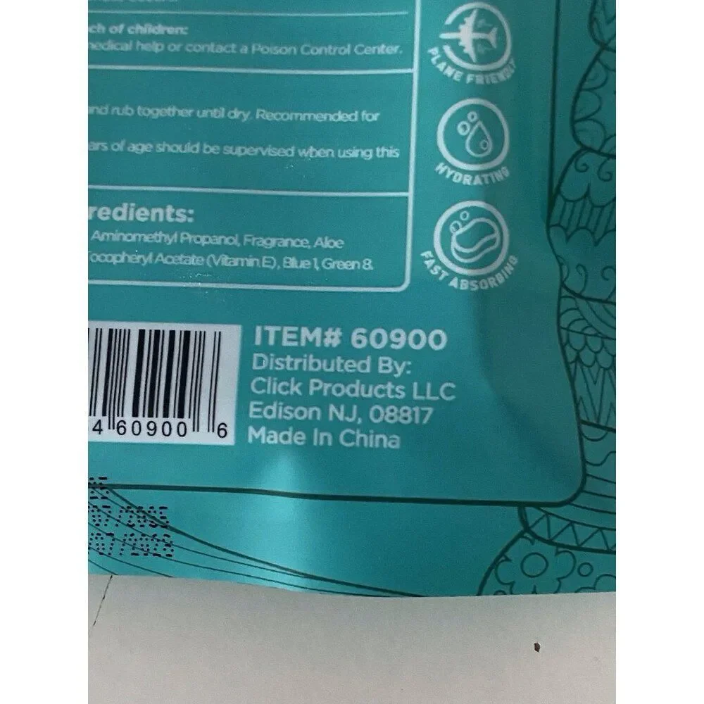 Mizzz’d Scented Hand Sanitizer Spray 1.5 Fl Oz Coconut‎ Breeze Moisturizing NEW